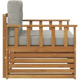  Zunanji kavč Masivno akacijevo les in poliester, (5000272648) | Shoptok.si
