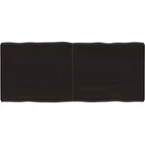 ploča tamnosmeđa 140x60x(2-6) cm obrađena hrastovina