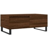 The Living Store Klubska mizica rjav hrast 90x50x36,5 cm inženirski les - Klubska Mizica, (21503349) | Shoptok.si