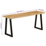  Klupa sa živim rubom 105 cm od masivnog drva manga | shoptok.hr