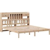  Knjižna postelja brez vzmetnice 180x200 cm trdna borovina | Shoptok.si