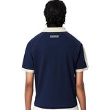 Lacoste Classic Fit Pique Panel Polo Shirt Midnight Blue Plava | shoptok.hr