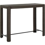vidaXL Vrtni barski stol smeđi 140,5 x 60,5 x 110,5 cm od poliratana Cijene