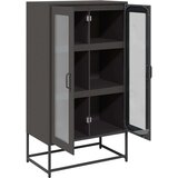 vidaXL Visoka deska črna 68x39x123 cm Jeklo | Shoptok.si