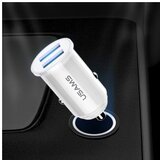 Usams avtopolnilec adapter 3,1A - 2xUSB - bel | Shoptok.si
