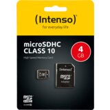 Intenso SDHCmicro + ad-4GB/Class10 Micro SD kartica 4GB (SDHC & SDXC) sa adapterom Cene