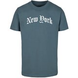 MT Men Men's T-shirt New York Wording - blue | Shoptok.si