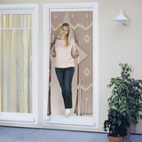 Maximex Bambusova zavesa za vrata v naravni barvi 90x200 cm Rhombus – | Shoptok.si