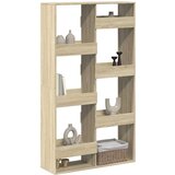 vidaXL Pregrada za prostor sonoma hrast 100x33x175 cm inženirski les | Shoptok.si