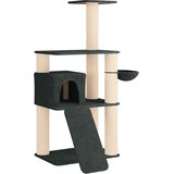 vidaXL Mačje drvo s sisalnim postoljima za grebanje Tamnosiva 173 cm - Tamnosiva | shoptok.hr