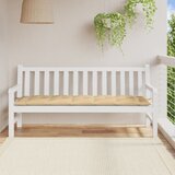  Jastuk za vrtnu klupu prošarano bež 180 x 50 x 7 cm od tkanine | shoptok.hr