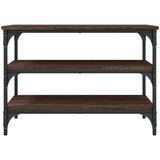  Klupa za cipele boja smeđeg hrasta 70x38 5x49 cm drvena | shoptok.hr