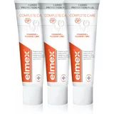 Elmex Caries Protection Complete Care osvežilna zobna pasta za popolno zaščito zob 3x75 ml