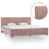  Posteljni okvir roza žamet 180x200 cm, (20794933) | Shoptok.si