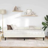  Kotni okvir postelje z matrico Drugo 2 pcs krema Žamet, (5000123940) | Shoptok.si