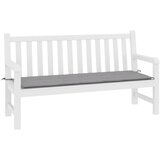  Jastuk za vrtnu klupu sivi 200x50x4 cm od tkanine Oxford | shoptok.hr