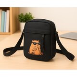  Capybara Shoulder Bag Adjustable Strap Black 19.5 x 14 cm | Shoptok.si