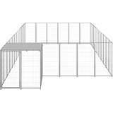  Kavez za pse srebrni 19,36 m² čelični | shoptok.hr
