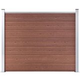  Panel za ogradu WPC 180 x 146 cm smeđi | shoptok.hr