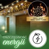  LED svjetlosna zavjesa s efektom treperenja - 500 mikro LED lampica | shoptok.hr