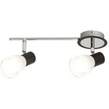 Rabalux ati spot E14 2x max40W crna/hrom | ePonuda.com