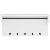 vidaXL Stenski obešalnik za plašče "SANDNES" 87x30x42 cm les borovega | Shoptok.si