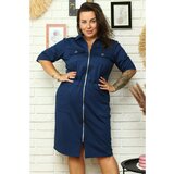 Karko Woman's Dress SC109 Navy Blue Cene