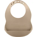 Silicone Bib Pastel slinček Sand Beige 1 kos