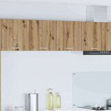 vidaXL Viseča omarica s polico Riga Umetni hrast 80 x 31 x 40 cm | Shoptok.si