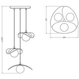 Osram Luster na sajli DECOR PEARL 3xG9/5W/230V bež | Eponuda.com