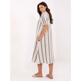 Och Bella Dress-TW-SK-BI-2451.84-white-black | Shoptok.si