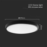  LED stropno svetlo za kupatilo sa senzorom LED/18W/230V IP44 4000K, prečnik 29 cm + daljinski upravljač | Eponuda.com