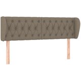 Maison Chic Posteljno vzglavje - Vzglavna omarica - Nočna omarica z ušesi taupe 163x23x78/88 cm blago, (21710052) | Shoptok.si