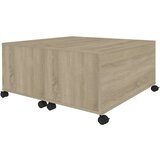 vidaXL Klubska mizica sonoma hrast 75x75x38 cm iverna plošča, (20712664) | Shoptok.si