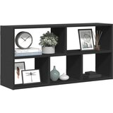 vidaXL Zidna polica crna 100x25x50 cm od konstruiranog drva Cijene