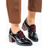 W. POTOCKI Tied women's shoes Potocki black | shoptok.hr