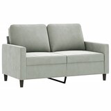  4-dijelni set sofa s jastucima svjetlosivi baršunasti | shoptok.hr