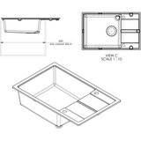 Sandonna SUDOPERA EWELINA TAMNO BEŽ 780x500/200 mm | ePonuda.com