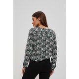 Marisse Shirt With A Plant Print L-Ko-3709 Black | Shoptok.si
