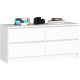 AKORD KOMODA K120 4SZ CLP PK BELE, (21703029) Cene