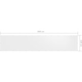 Balkonski zastor bijeli 120 x 600 cm od tkanine Oxford | shoptok.hr