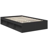  Konstrukcija postelje Črna 120 x 200 cm Masivno borovo les, (5000102327) | Shoptok.si