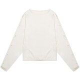 Marisse Sweater With Decorative Sleeves Z-Sw-3657 Off White | shoptok.hr