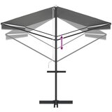  Samostojeća tend Siva 6 x 3 m Poliester | shoptok.hr