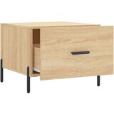 vidaXL Stolić za kavu boja hrasta 50 x 50 x 40 cm konstruirano drvo | shoptok.hr