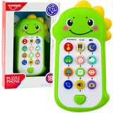  Interaktivni telefon za bebe sa melodijama Dinosaur - zeleni Cijene