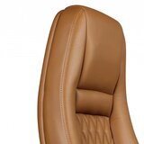 MID.YOU PISARNIŠKI STOL usnje svetlo rjava | Shoptok.si