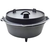 Grill King BBQ kamperski Dutch oven od livenog gvožđa, emajlirani, 31 cm | Eponuda.ba