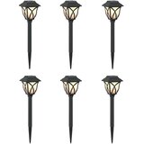 Solarna svjetla za vanjsku upotrebu s tlošcem 6 pcs 42 cm PP | shoptok.hr