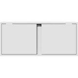  Zidni TV ormarić s LED svjetlima bijeli 80x31x35 cm | shoptok.hr